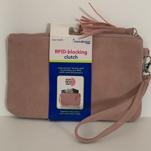 Conair Travel Smart Pink RFID Blocking Clutch